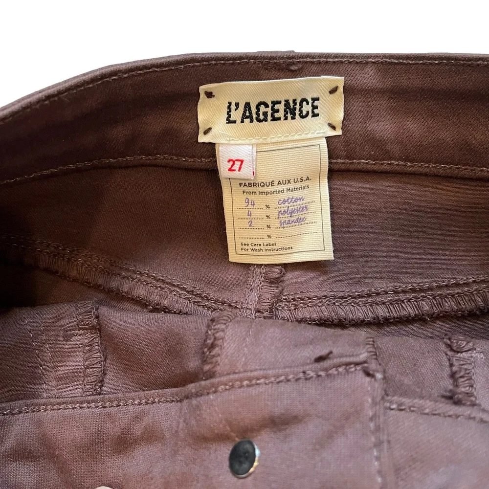 L’agence Margot Expresso Coated Jean, Sz 27 - Picture 13 of 14